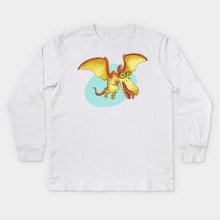 Pterodactyl Kids Long Sleeve T-Shirt